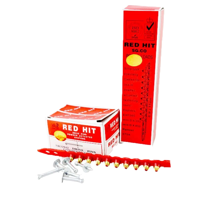 میخ چاشنی بتن رد هیت 3.2 بسته 100 عددی