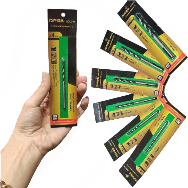 ست 6 عددی مته OPRA-GOLD (اپرا) مخصوص بتن، گرانیت و سرامیک سخت