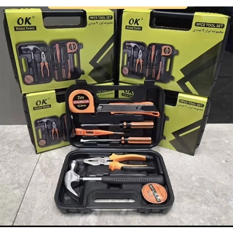جعبه ابزار 9 پارچه OK