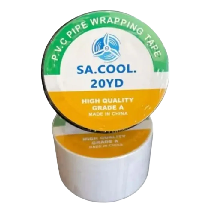 نوار پرایمر چسبی کولر گازی 20 یاردی سفید، SA COOL نوار عایق پرایمری