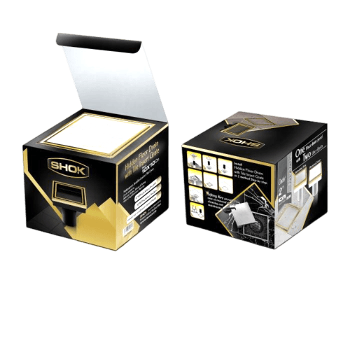 کفشور مخفی سرامیک خور 10*10 سفید کروم شوک