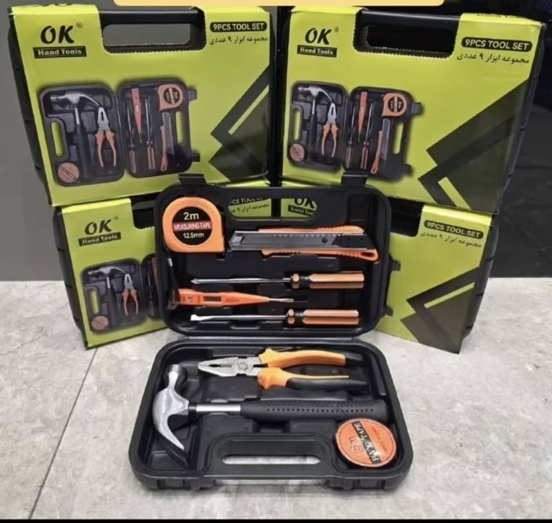 جعبه ابزار 9 پارچه OK